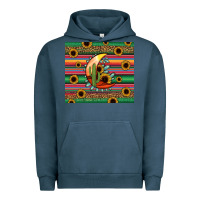 Pigment Midnight Navy western desert moon Urban Hoodie - Jasminsmagicworld