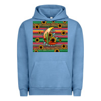 Pigment Pebble Blue western desert moon Urban Hoodie - Jasminsmagicworld