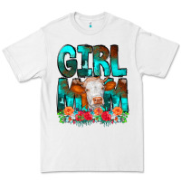 White Girl Mom Cow Flowers Premium Tee - CowCowDesign