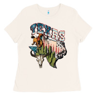 Bone Texas 4th of July Ladies Tee - FaDigitalArtStudio