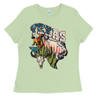 Matcha Texas 4th of July Ladies Tee - FaDigitalArtStudio