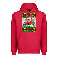 Cardinal Small Town Christmas Premium Hoodie - Artiststas
