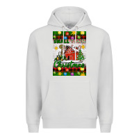 Dove Grey Small Town Christmas Premium Hoodie - Artiststas
