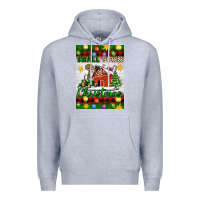 Heather Grey Small Town Christmas Premium Hoodie - Artiststas