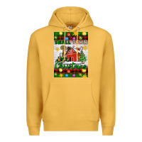 Mustard Small Town Christmas Premium Hoodie - Artiststas