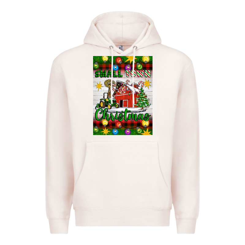 Small Town Christmas Premium Hoodie by Artiststas | Teevron