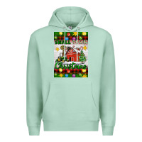 Seafoam Small Town Christmas Premium Hoodie - Artiststas