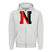 Dove Grey Northeastern Gifts, Huskies Long Sleeve Zipper Hoodie - DesigneFamous