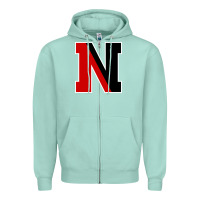 Seafoam Northeastern Gifts, Huskies Long Sleeve Zipper Hoodie - DesigneFamous