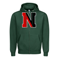 Sports Green Northeastern Gifts, Huskies Long Sleeve Zipper Hoodie - DesigneFamous