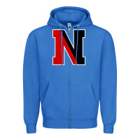 True Royal Northeastern Gifts, Huskies Long Sleeve Zipper Hoodie - DesigneFamous