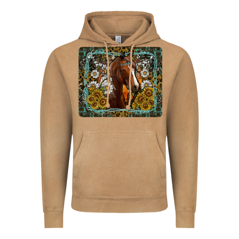 Western Horse Mouse Pad Vintage Hoodie by CowhideDigitalArt | Teevron