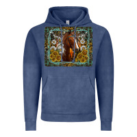 Vintage Denim Western Horse Mouse Pad Vintage Hoodie - CowhideDigitalArt