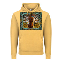 Vintage Mustard Western Horse Mouse Pad Vintage Hoodie - CowhideDigitalArt