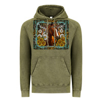 Vintage Olive Western Horse Mouse Pad Vintage Hoodie - CowhideDigitalArt