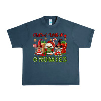Midnight Navy Chillin' With My Gnomies Urban Heavy Tee - FaDigitalArtStudio