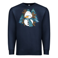 Navy Snowman Winter Premium Sweatshirt - RanaPortraitStore