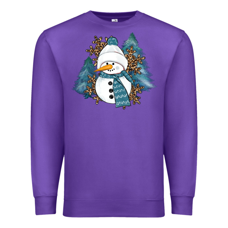 Snowman Winter Premium Sweatshirt by RanaPortraitStore | Teevron
