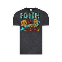 Vintage Black Faith It Till You Make It Vintage Tee - BundleAndBundleShop