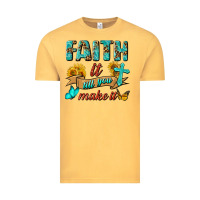 Vintage Mustard Faith It Till You Make It Vintage Tee - BundleAndBundleShop