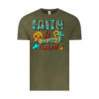 Vintage Olive Faith It Till You Make It Vintage Tee - BundleAndBundleShop