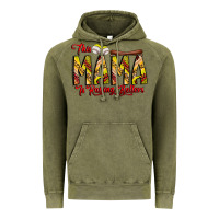 Vintage Olive this mama is raising ballers softball and baseball Vintage Hoodie - CowhideDigitalArt