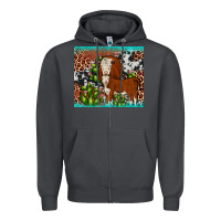 Smoke hereford cactus tumbler Zipper Hoodie - JahusDesignShop