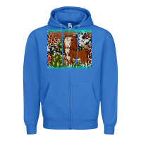 True Royal hereford cactus tumbler Zipper Hoodie - JahusDesignShop