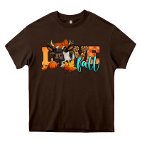 Chocolate Brown love fall holstein cow Heavy Core Tee - Jasminsmagicworld