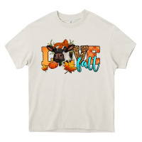 Cream love fall holstein cow Heavy Core Tee - Jasminsmagicworld