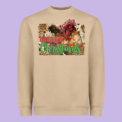 Merry Christmas Heavyweight Sweatshirt Designed By Jahusdesignshop
