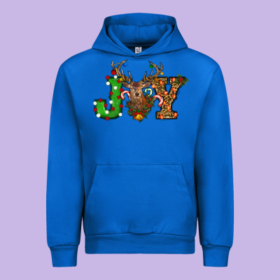 Christmas Joy Reindeer Urban Hoodie Designed By Ranaportraitstore
