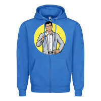 True Royal sterling archer Zipper Hoodie - DesigneFamous