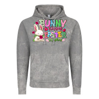 Cloud Rock Bunny Kisses Easter Wishes Vintage Hoodie - CowhideDigitalArt