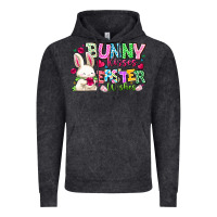 Bunny Kisses Easter Wishes Vintage Hoodie | Teevron