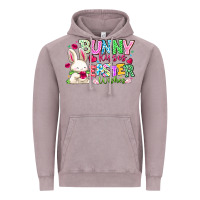Vintage Zinc Bunny Kisses Easter Wishes Vintage Hoodie - CowhideDigitalArt