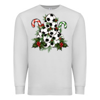 Dove Grey Lightning Soccer Christmas Tree Premium Sweatshirt - RanaPortraitStore