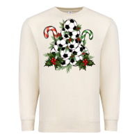 Sandshell Lightning Soccer Christmas Tree Premium Sweatshirt - RanaPortraitStore