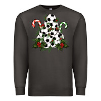 Smoke Lightning Soccer Christmas Tree Premium Sweatshirt - RanaPortraitStore