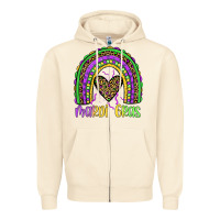 Sandshell mardi gras rainbow Zipper Hoodie - JahusDesignShop
