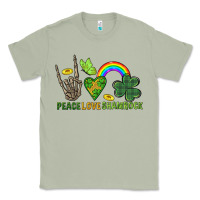 Matcha Peace Love Shamrock  St. Patrick's Day Classic Tee - CowGirlArtShop