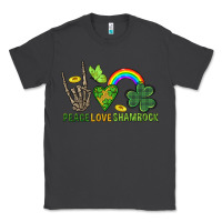 Smoke Peace Love Shamrock  St. Patrick's Day Classic Tee - CowGirlArtShop