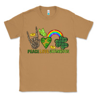 Peace Love Shamrock  St. Patrick's Day Classic Tee | Teevron