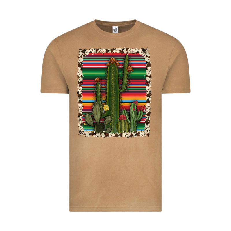 Serape Cowhide Cacti Vintage Tee by RanaPortraitStore | Teevron