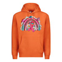 Carrot Breast Cancer Rainbow Premium Hoodie - Artiststas