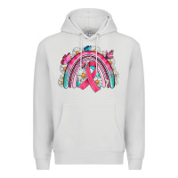 Dove Grey Breast Cancer Rainbow Premium Hoodie - Artiststas