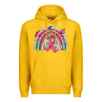 Lemon Breast Cancer Rainbow Premium Hoodie - Artiststas