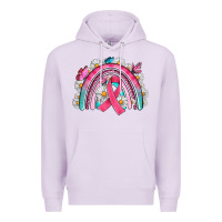 Lilac Breast Cancer Rainbow Premium Hoodie - Artiststas