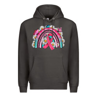 Smoke Breast Cancer Rainbow Premium Hoodie - Artiststas