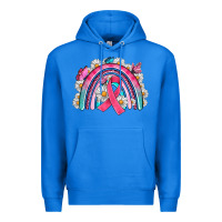True Royal Breast Cancer Rainbow Premium Hoodie - Artiststas